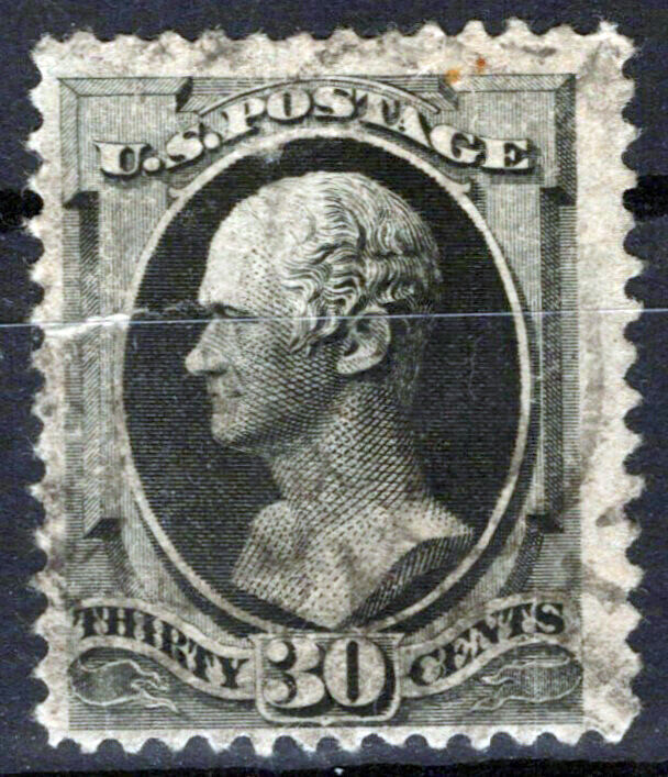 United States 190 Used FVF 30c Hamilton, tear on left, CV $90 ZAYIX 1124NB041