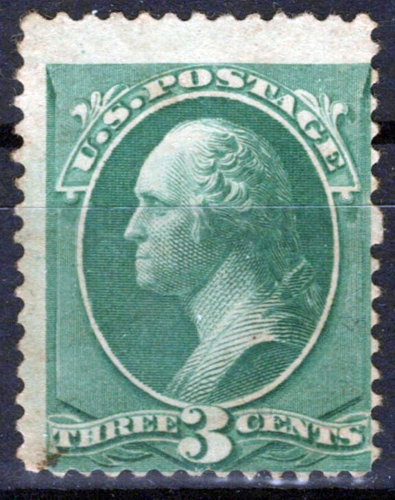 United States 207 MLH VG 3c Washington, light toning ZAYIX 1124NB053