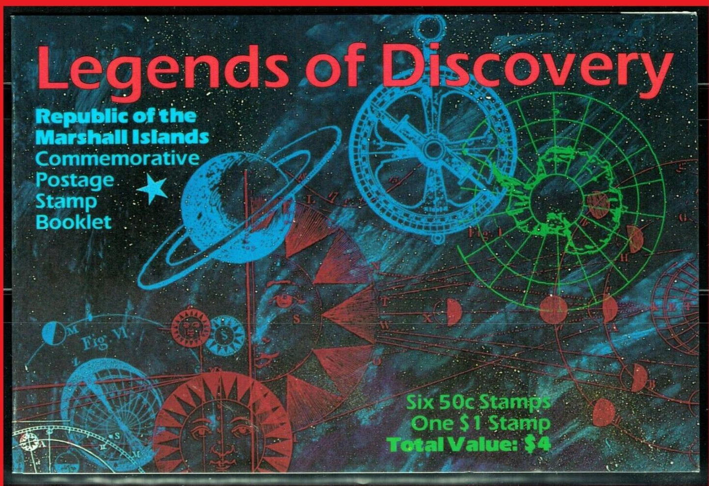 ZAYIX 1992 Marshall Islands 424a MNH booklet - Space Ships Columbus 072222SM05M