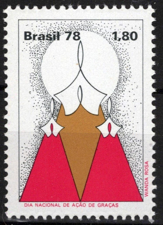 Brazil 1596 MNH National Thanksgiving Day Seasonal ZAYIX 062723S163M
