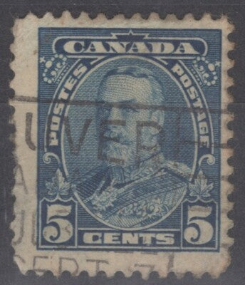 Canada 170 used 1930 5c dull blue George V - ZAYIX 060222S132M