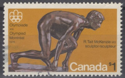 Canada 656 Used 1975 Montreal Olympics - Runner - Track 060222S150 ZAYIX 060222S150M