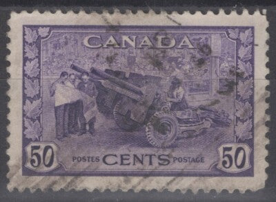 Canada 261 Used 1942-1943 Munitions Factory - Cannons ZAYIX 060222S157