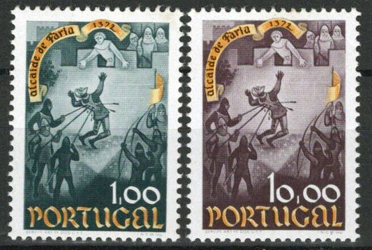 ZAYIX Portugal 1193-1194 MNH Nuno Gonzalves Artist Faria Castle 031023S131M
