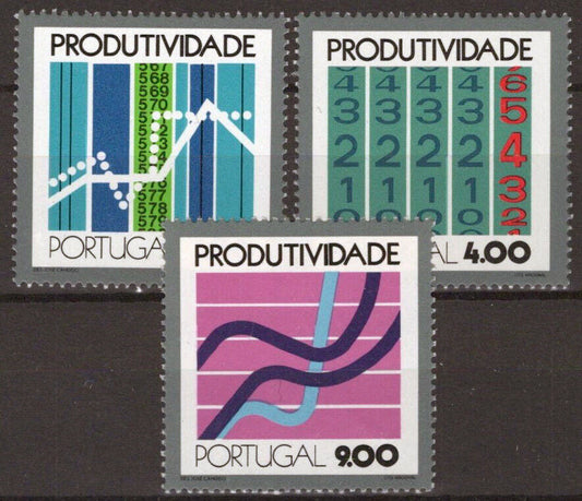 ZAYIX Portugal 1167-1169 MNH Industry Graphs & Sequence 031023S134M