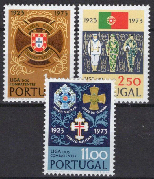 ZAYIX Portugal 1190-1192 MNH Sailor Soldier Military Medals  031023S148M