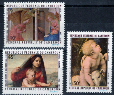 Cameroun C178-C180 MNH Christmas Angels Madonna & Child ZAYIX 111022S171