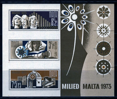Malta B15a MNH Christmas Music Choir Architecture ZAYIX 111922SM19