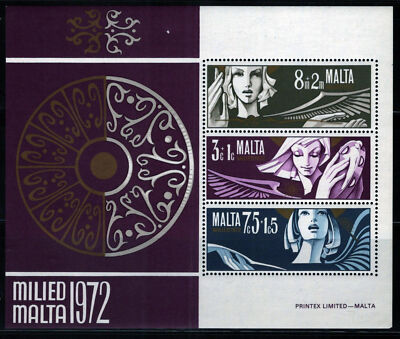 Malta B12a MNH Christmas Angels Music Singing ZAYIX 111922SM18