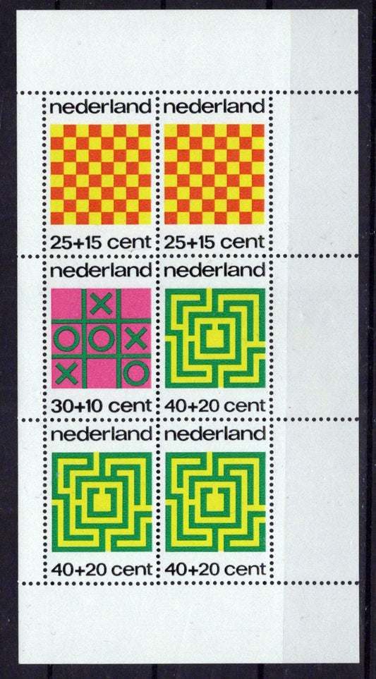 Netherlands B499a MNH Semi-Postal Games Chessboard Zayix Stamps 0125M0451