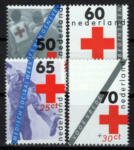 Netherlands B589-B592 MNH Semi-Postal Red Cross Medical Zayix Stamps 0225S0326M