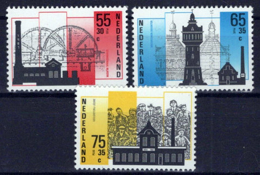 Netherlands B626-B628 MNH Semi-Postal Industry Zayix Stamps 0225S0331