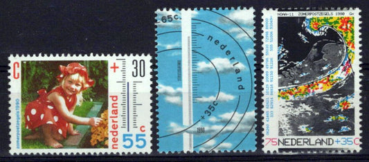 Netherlands B650-B652 MNH Semi-Postal Weather Flowers Zayix Stamps 0225S0338M