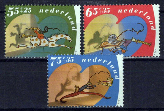 Netherlands B653-B655 MNH Semi-Postal Horses Computers Zayix Stamps 0225S0339M