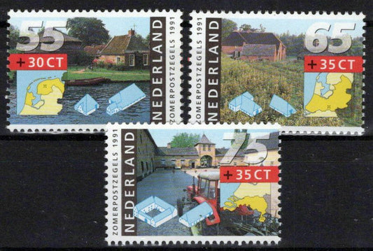 Netherlands B656-B658 MNH Semi-Postal Dutch Farms Zayix Stamps 0225S0340M