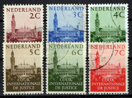 Netherlands O27-O32 CTO Officials Architecture Zayix Stamps 0225S0351M