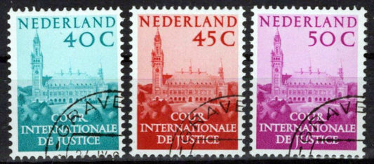 Netherlands O41-O43 CTO Never Hinged Architecture Zayix Stamps 0225S0352M