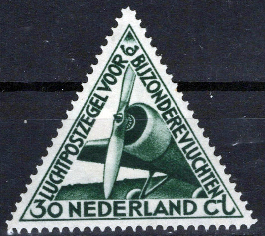 Netherlands C10 MH Air Post Fokker Pander Aviation Zayix Stamps 0225S0359