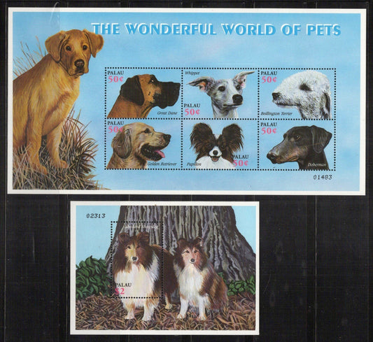 Palau 680-683 MNH Pets Dogs & Cats Animals ZAYIX 0624M0087M