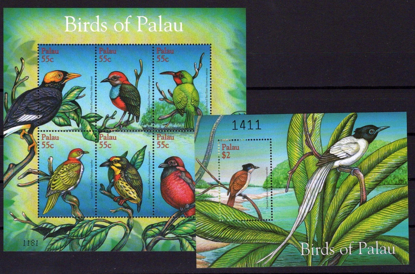 Palau 639-642 MNH Birds of Palau Animals ZAYIX 0624M0099M