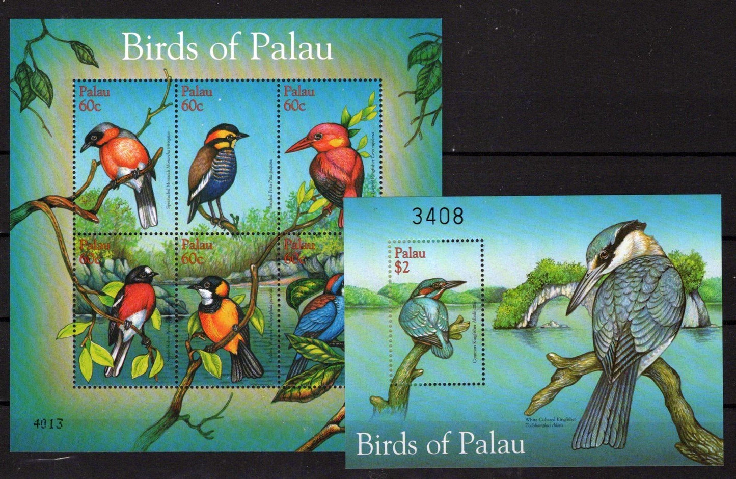 Palau 639-642 MNH Birds of Palau Animals ZAYIX 0624M0099M