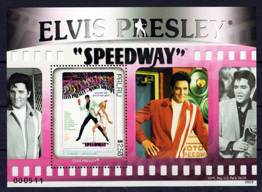 Palau 978 MNH Elvis Presley Speedway Cinema Music Entertainment ZAYIX 0624M0110