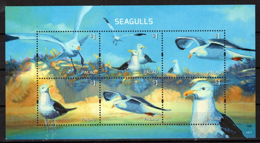 Palau 1216 MNH Seagulls Birds Marine Life ZAYIX 0624M0100