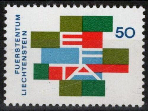 ZAYIX - 1967 Liechtenstein 425 MNH European Free Trade Association 113022S46M