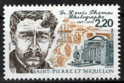 St. Pierre & Miquelon 509 MNH Louis Thomas Photographer ZAYIX 1024S0483M