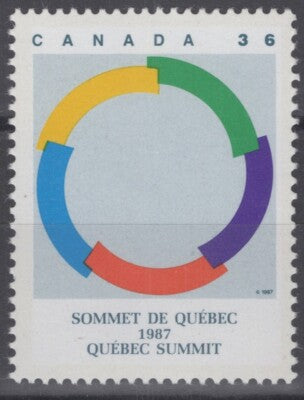 Canada 1147 MNH 1987 Francophone Summit - Communications ZAYIX 060422S27