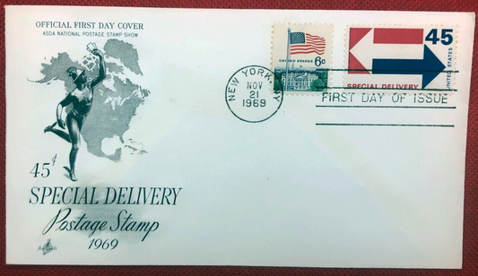 1969 Art Craft FDC US E22 National Stamp Show Special Delivery010522-SM10 ZAYIX 010522SM104