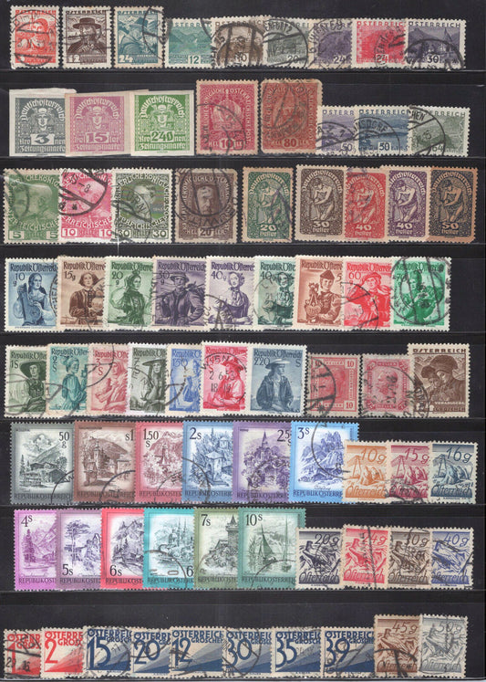 Austria Collection All Different Mint/Used Architecture Women