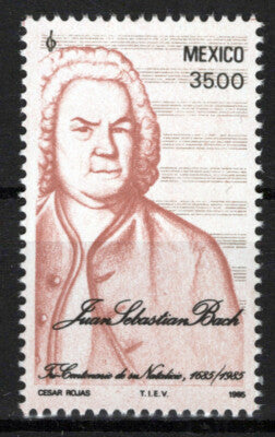 Mexico 1377 MNH Johann Sebastian Bach, Music ZAYIX 1224S0137M