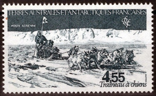 FSAT TAAF C76 MNH Antarctic Dog Sled Team ZAYIX FSA-S0217M