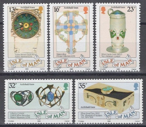 Isle of Man 384-388 Celtic Art Archibald Knox Artist ZAYIX 033022SM89M