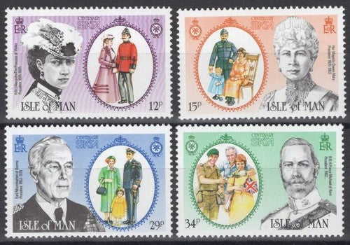 Isle of Man 287-290 MNH Airman Family Association. Sailors ZAYIX 033022SM63M