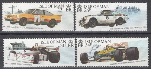 Isle of Man 359-362 MNH Car Racing Transportation Sports ZAYIX 033022SM80M