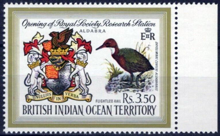 British Indian Ocean Territory 43 MNH Birds Coat of Arms ZAYIX