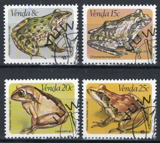 South Africa Venda 96-99 CTO Frogs Amphibians Nature ZAYIX 092022S95M