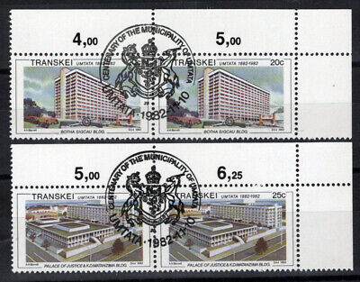 ZAYIX South Africa Transkei 113-116 CTO Architecture City Hall 092022S120