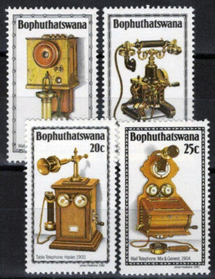 South Africa Bophuthatswana 76-79 MNH Telephones Communication ZAYIX 092022S114M