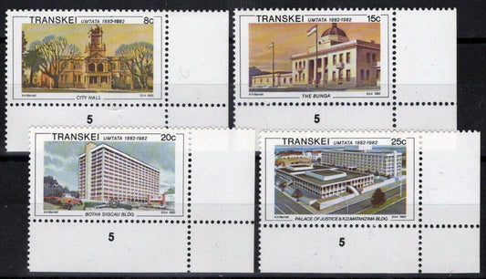 South Africa Transkei 113-116 MNH Architecture City Hall ZAYIX 092022S121M
