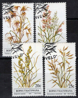South Africa Bophuthatswana 80-83 CTO Grasses Plants ZAYIX 092022S113M