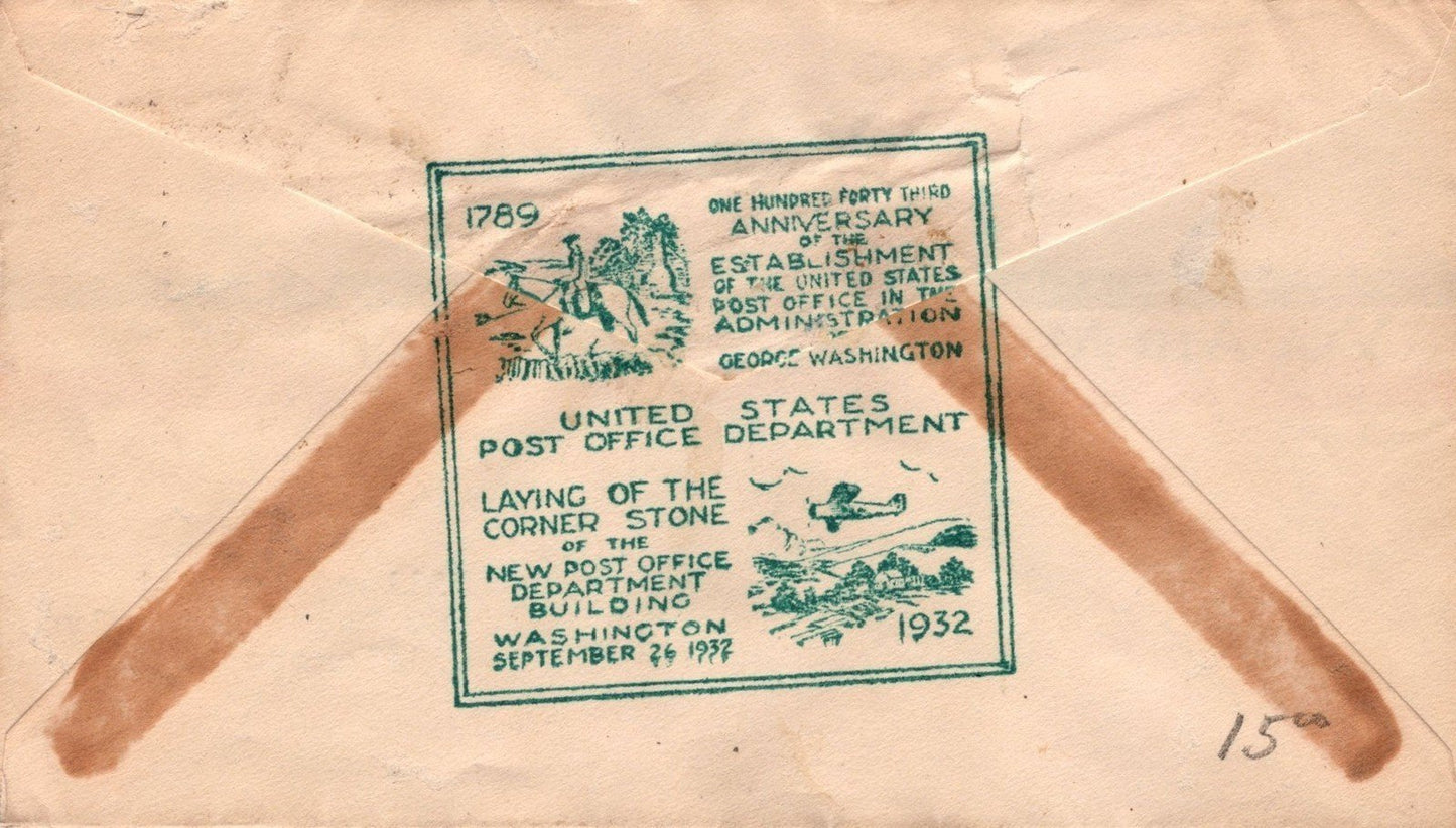 United States MP C17-12 FDC 1st USPS rubber stamp cachet ZAYIX 092323USF29