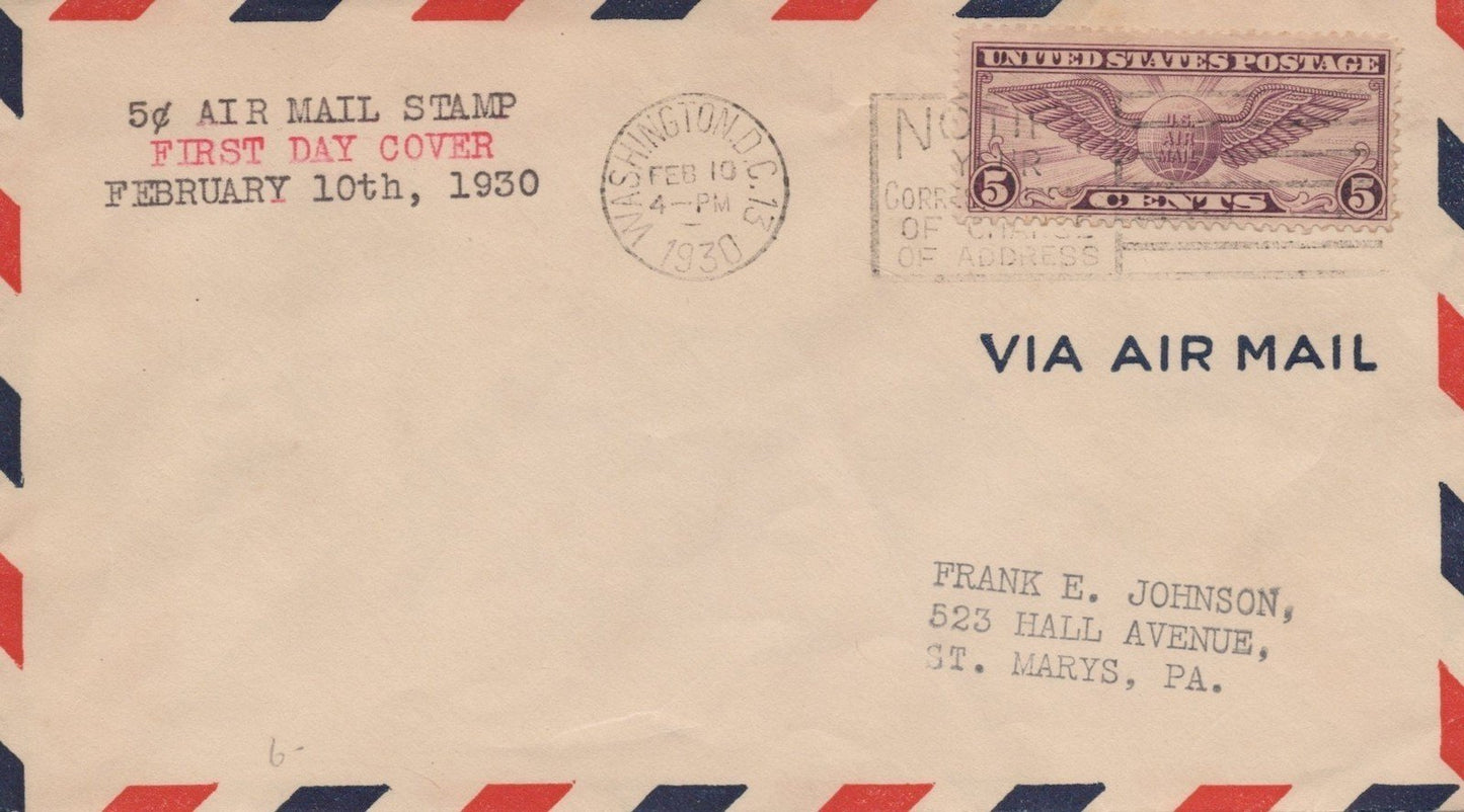 United States C12 FDC cachet Frank Johnson ZAYIX 092323USF27
