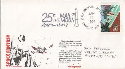 ORCOEXPO Anaheim CA 1994 25th Anniversary of Man on Moon ZAYIX 120622SM121