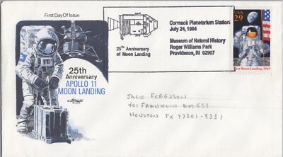US 2841 July 24 Cormack Planetarium Station Apollo 11 Anniv ZAYIX 120622SM140