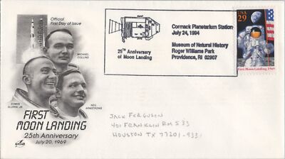 US 2841 July 24 Cormack Planetarium Station Apollo 11 Anniv ZAYIX 120622SM173