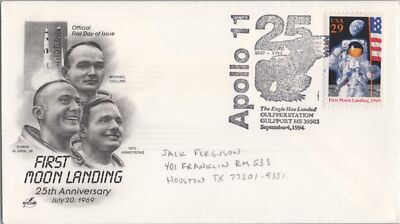 GULFPEX Station Gulfport MS Apollo 11 25th Anniv. US 2841 ZAYIX 120622SM145