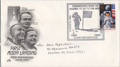 Anaheim Stamp Expo Station 1994 Apollo 11 Moon Landing ZAYIX 120622SM150